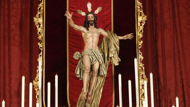 La imagen de la Sagrada Resurrección de Jesucristo de Sevilla.