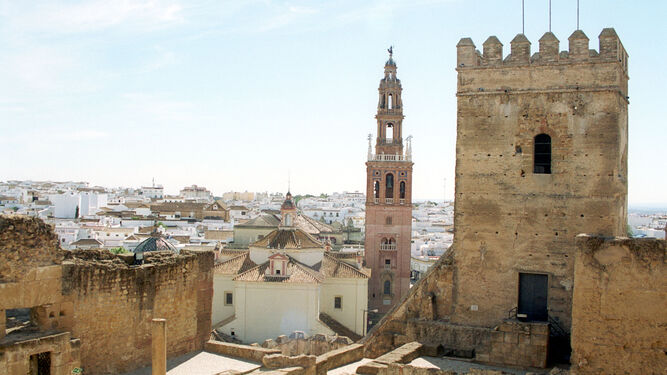 Vista general de Carmona tomada desde el antiguo Alcázar.