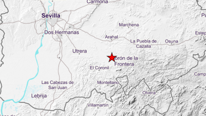 Registrado un terremoto de magnitud 3,0 con epicento al nordeste de El Coronil