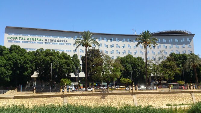 Hospital General Reina Sofía de Murcia, donde fue trasladada la niña tras el grave accidente.