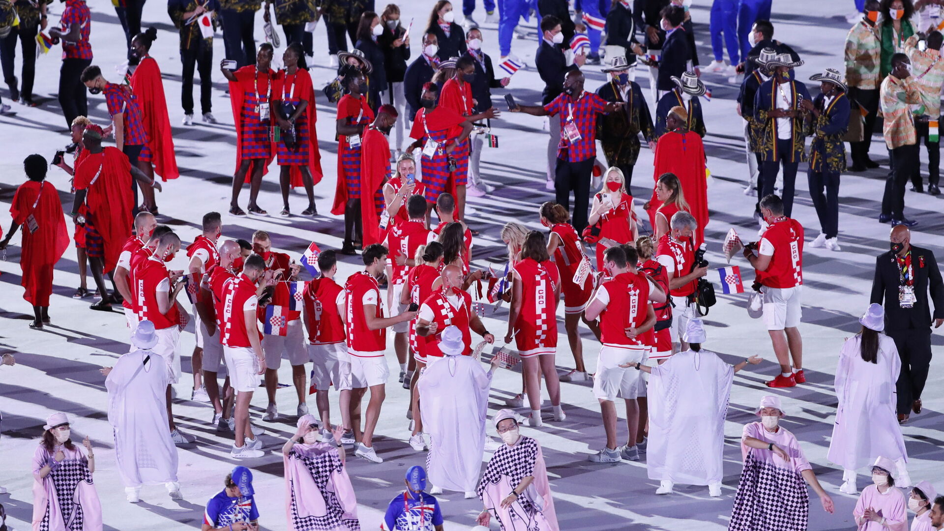 La ceremonia inaugural de los Juegos Ol&iacute;mpicos de Tokio 2020, en im&aacute;genes