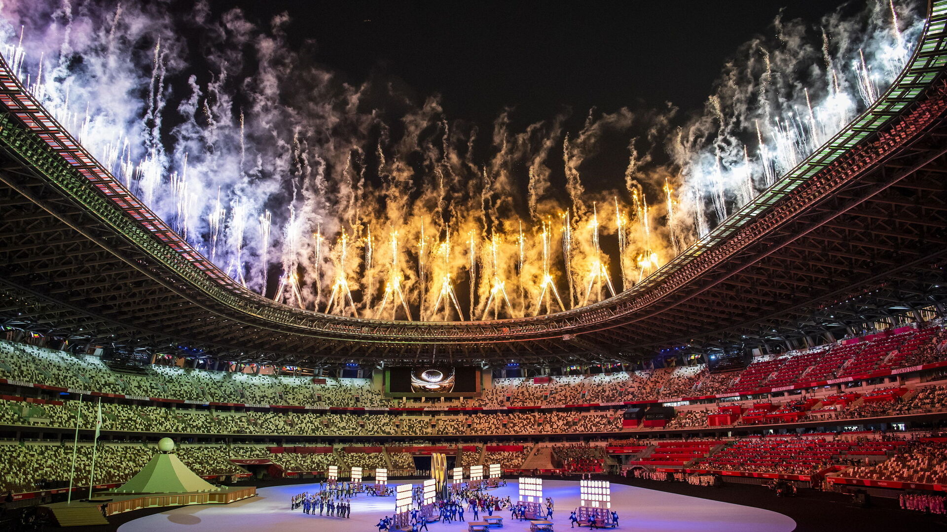 La ceremonia inaugural de los Juegos Ol&iacute;mpicos de Tokio 2020, en im&aacute;genes
