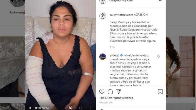 Saray Montoya, ex concursante de Supervivientes, habla tras ser brutalmente apuñalada