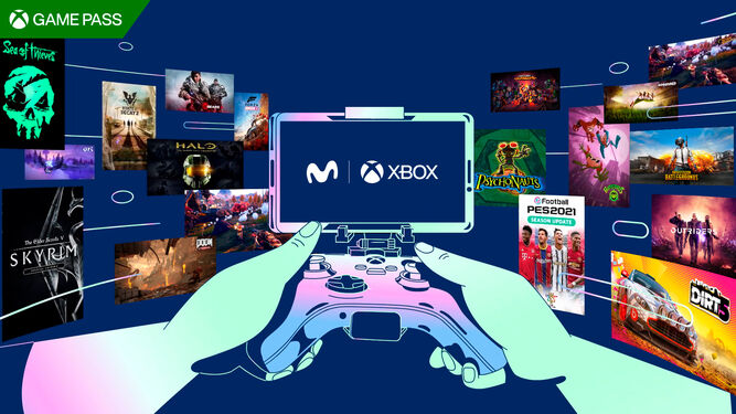 El catálogo de Xbox Game Pass estará disponible para los usuarios de Movistar.