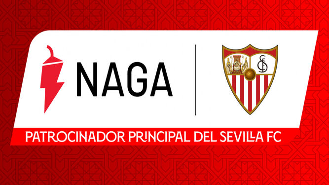 El Sevilla anuncia a NAGA como nuevo patrocinador principal