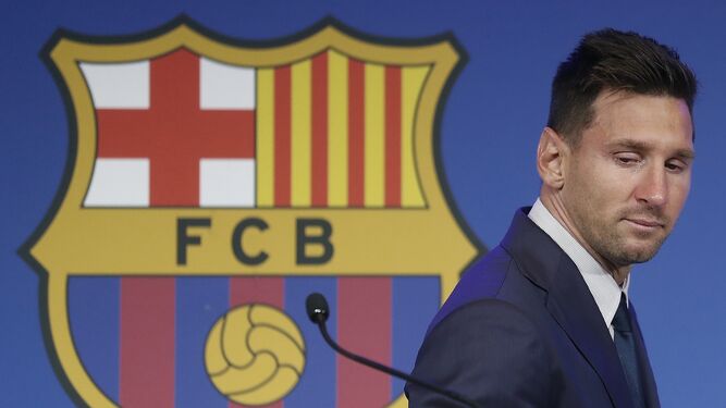 Messi, el día de la despedida del Barcelona