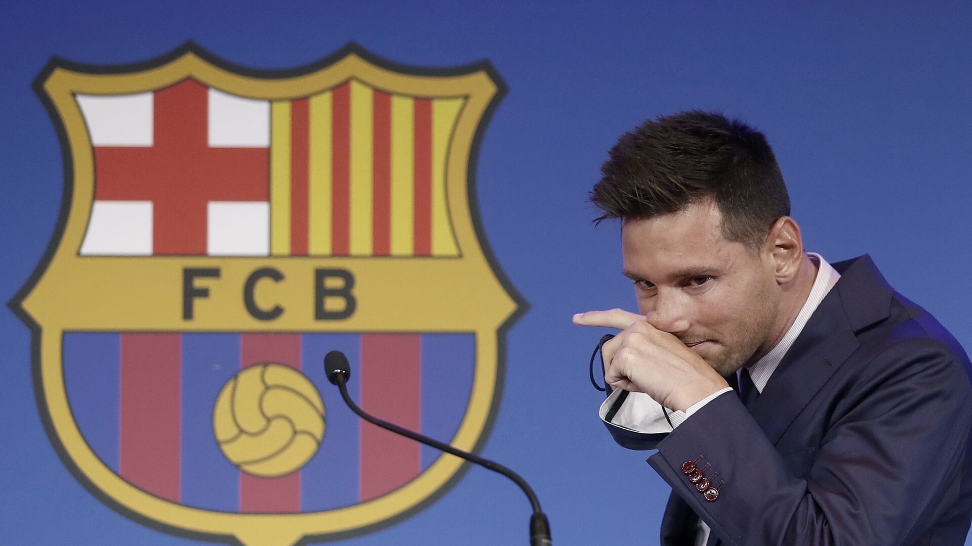 Las im&aacute;genes de la despedida de Messi del Barcelona
