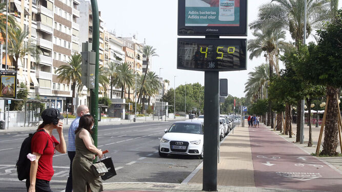 Calles de Córdoba bajo la ola de calor.