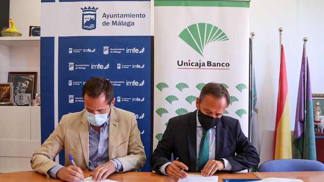 Unicaja Banco y el Ayuntamiento de Málaga renuevan su colaboración para facilitar la actividad empresarial