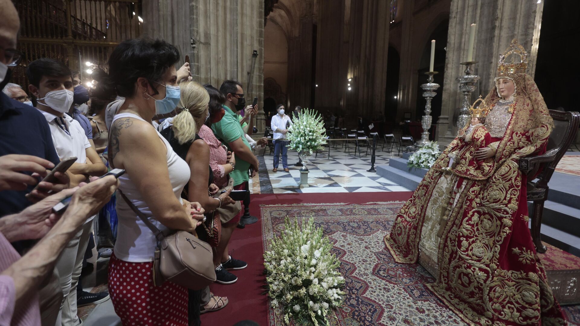 Im&aacute;genes de la festividad de la Virgen de los Reyes en la Catedral de Sevilla