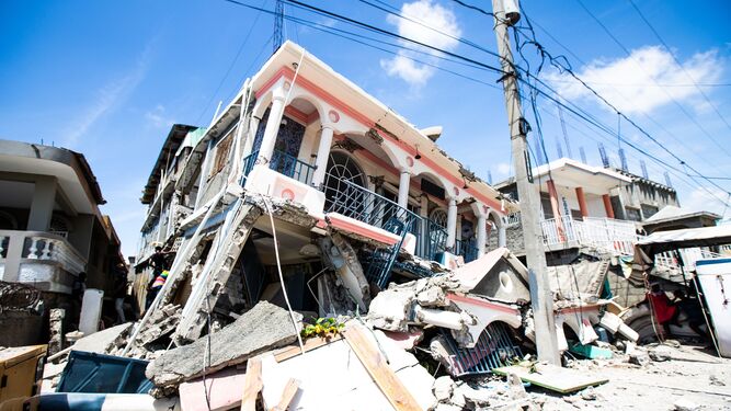 Destrozos causados en Haití por el terremoto