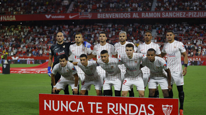Primer once del Sevilla 2020-21.