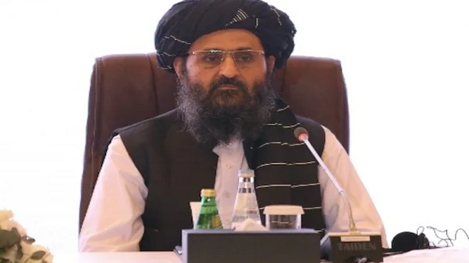 El importante líder talibán mulá Baradar Akhund