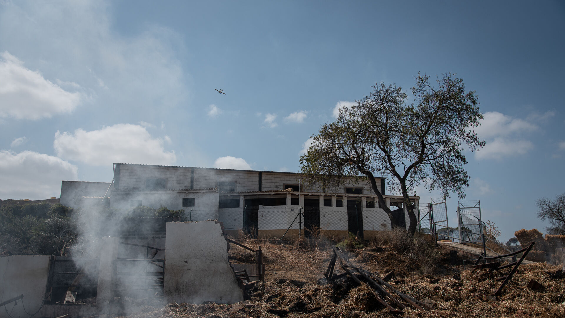 Im&aacute;genes de los destrozos causados por el incendio de Lucena del Puerto