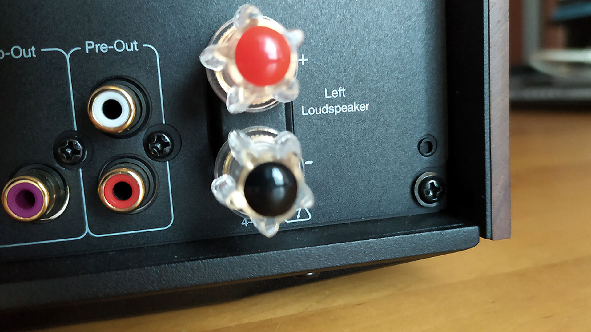 Conectores del reproductor Evo 75 de Cambridge Audio