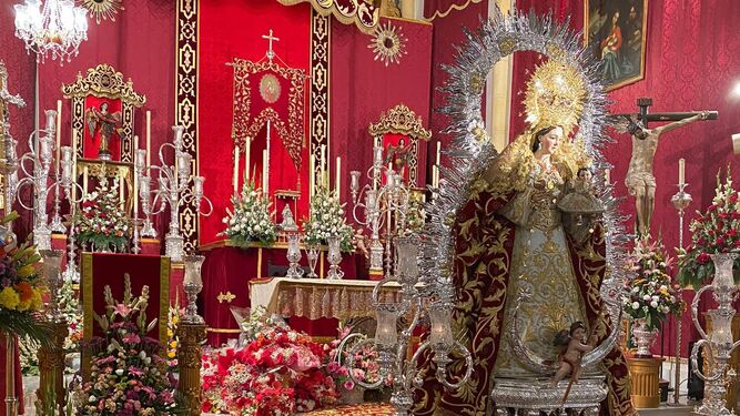 La Hermandad Sacramental de Ntra. Sra. de la Granada celebra cultos y actos en honor a la Patrona de la Villa de Guillena.