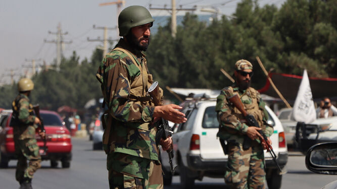 Control talibán en Kabul.