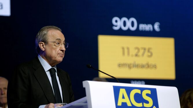 El presidente de ACS , Florentino Pérez.