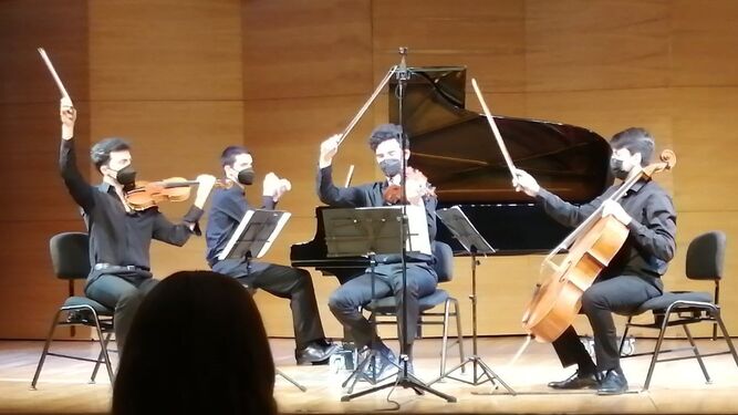 El Cuarteto Divergencia inaugura el Ciclo de Música de Cámara  en La Harinera de Alcalá de Guadaíra.