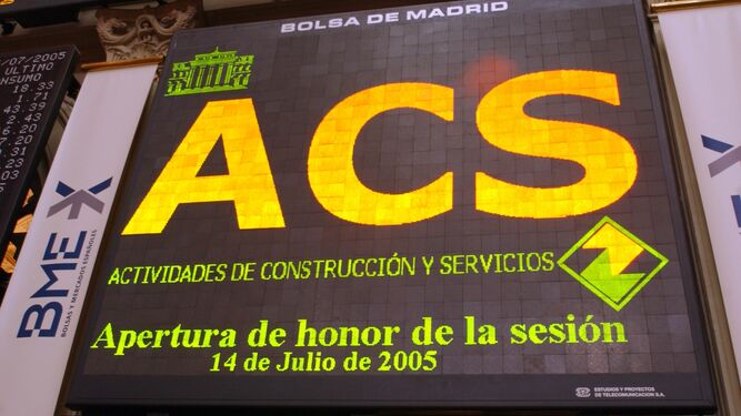Apertura de la Bolsa en el 15 Aniversario de ACS.