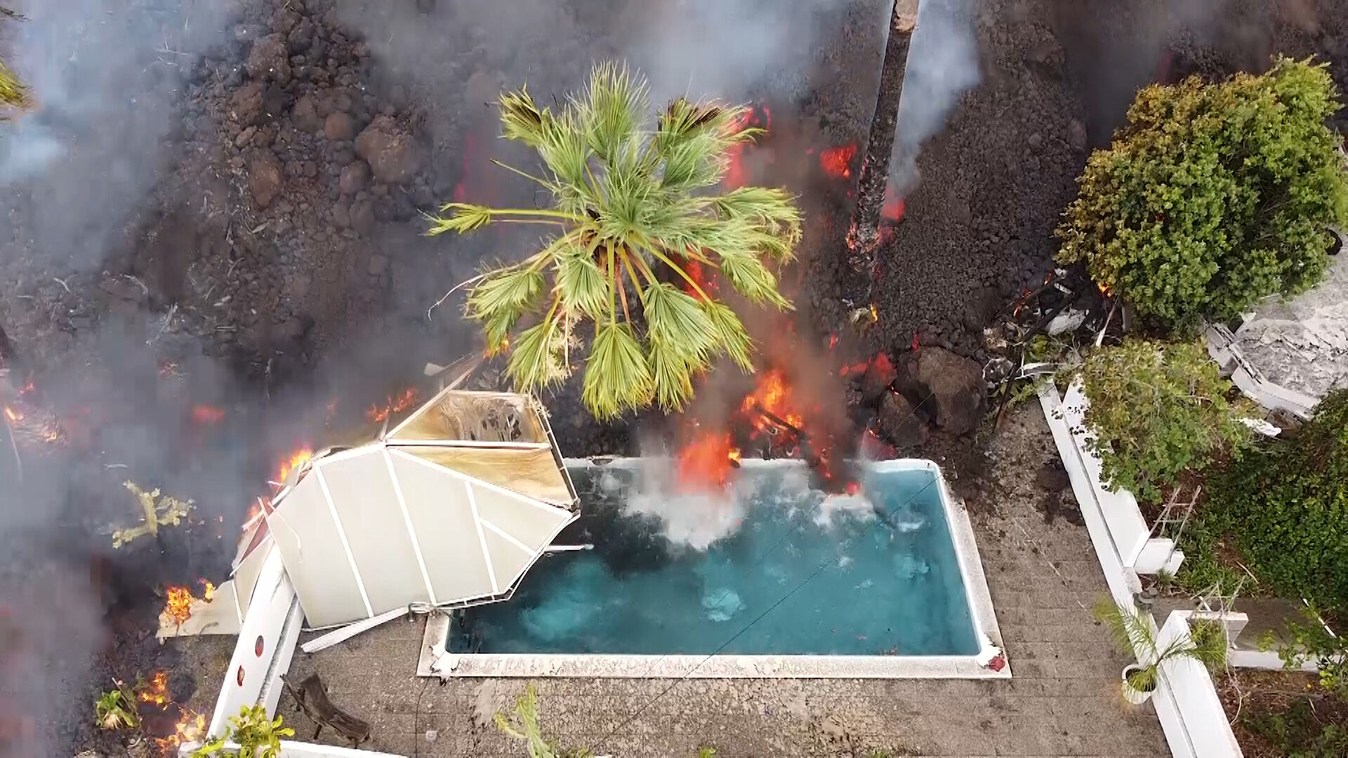 Las im&aacute;genes de los destrozos provocados por la lava del volc&aacute;n de La Palma