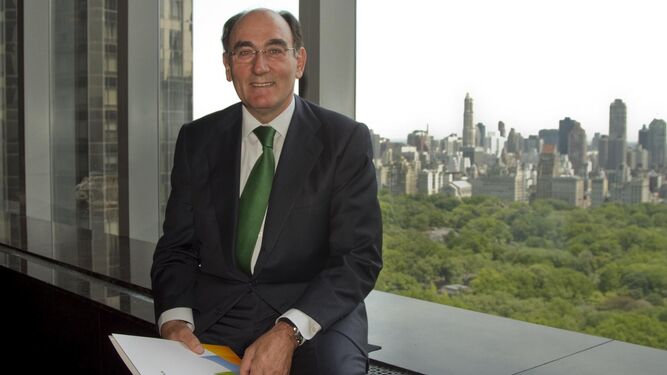 El presidente de Iberdrola, Ignacio  Sánchez Galán, en Nueva York.