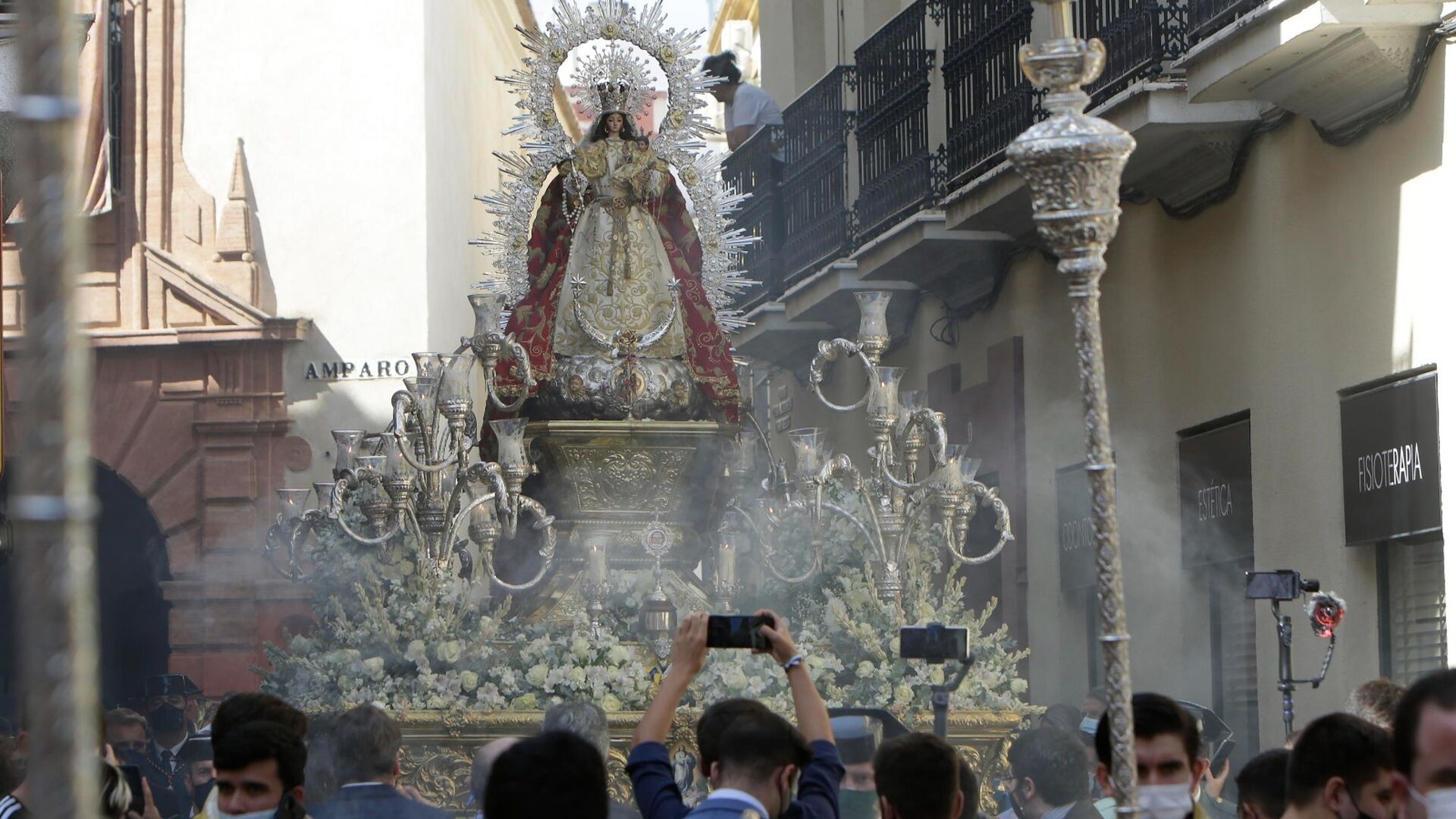 El regreso de la Virgen de Montemayor, en im&aacute;genes