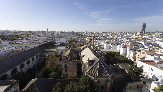 Vista general del convento de Santa Clara desde la torre de Don Fadrique.