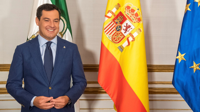 El presidente de la Junta de Andalucía, Juanma Moreno, en una imagen reciente.