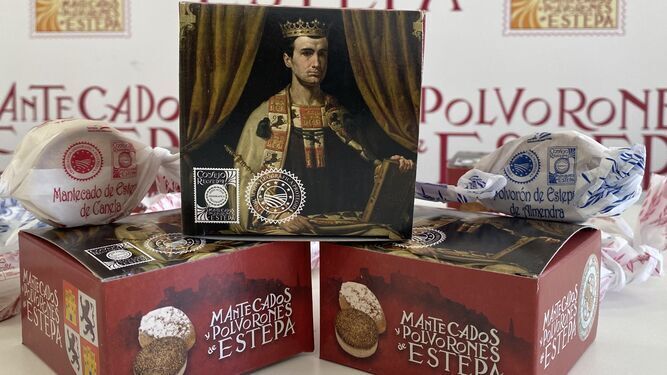 Los mantecados y polvorones de Estepa serán entregados en el Alcázar en un estuche promocional homenaje a Alfonso X El Sabio.