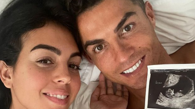 Cristiano Ronaldo y Georgina Rodríguez confirman que serán padres de gemelos