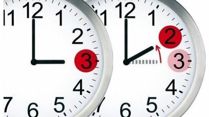 Cambio de hora en el reloj: A las 3 serán las 2 de la madrugada