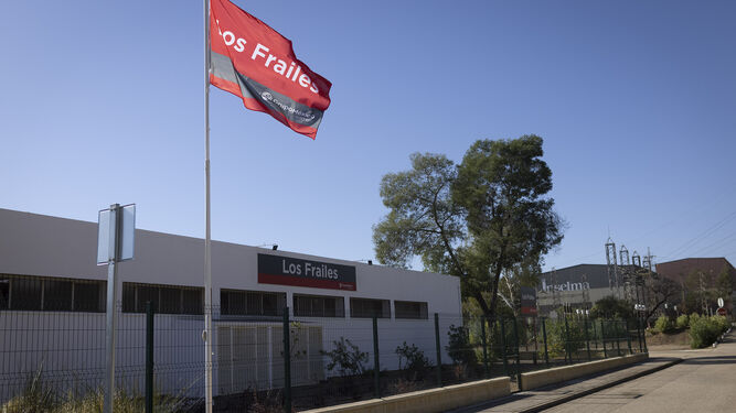 Las oficinas provisionales de Minera Los Frailes en Aznalcóllar.