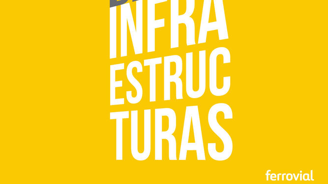 Logo del podcast de Ferrovial "Sonidos de Infraestructuras" que ha conseguido el premio de plata en los w3 Awards de 2021.