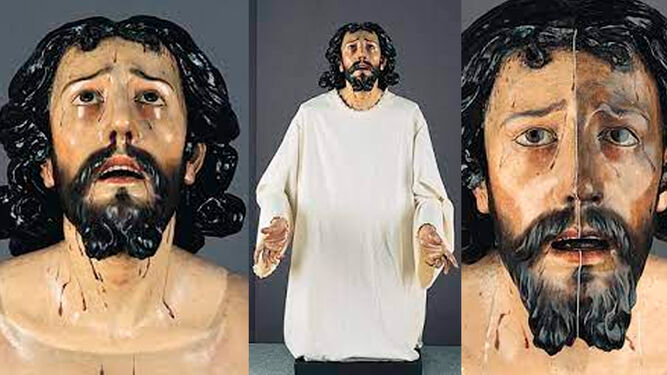 Imágenes de la última restauración  de Jesús Orando en el Huerto