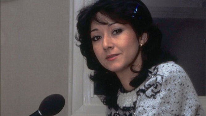 Ana Rosa Quintana, pecosa, en sus inicios en Radio 80, hace 40 años