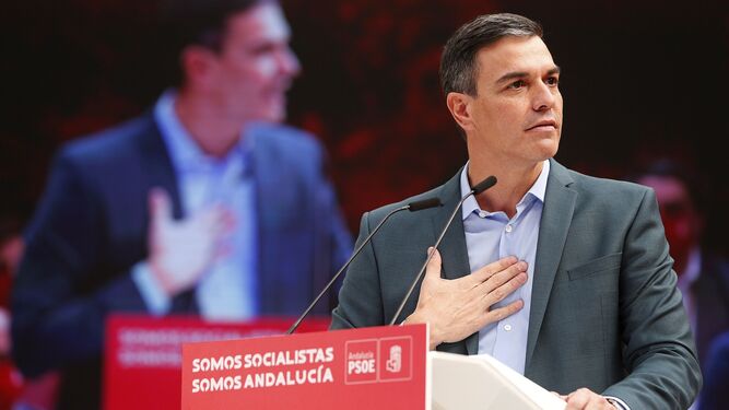 Pedro Sánchez en el Congreso Regional del PSOE andaluz