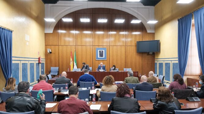 La comisión de Fomento del Parlamento andaluz.