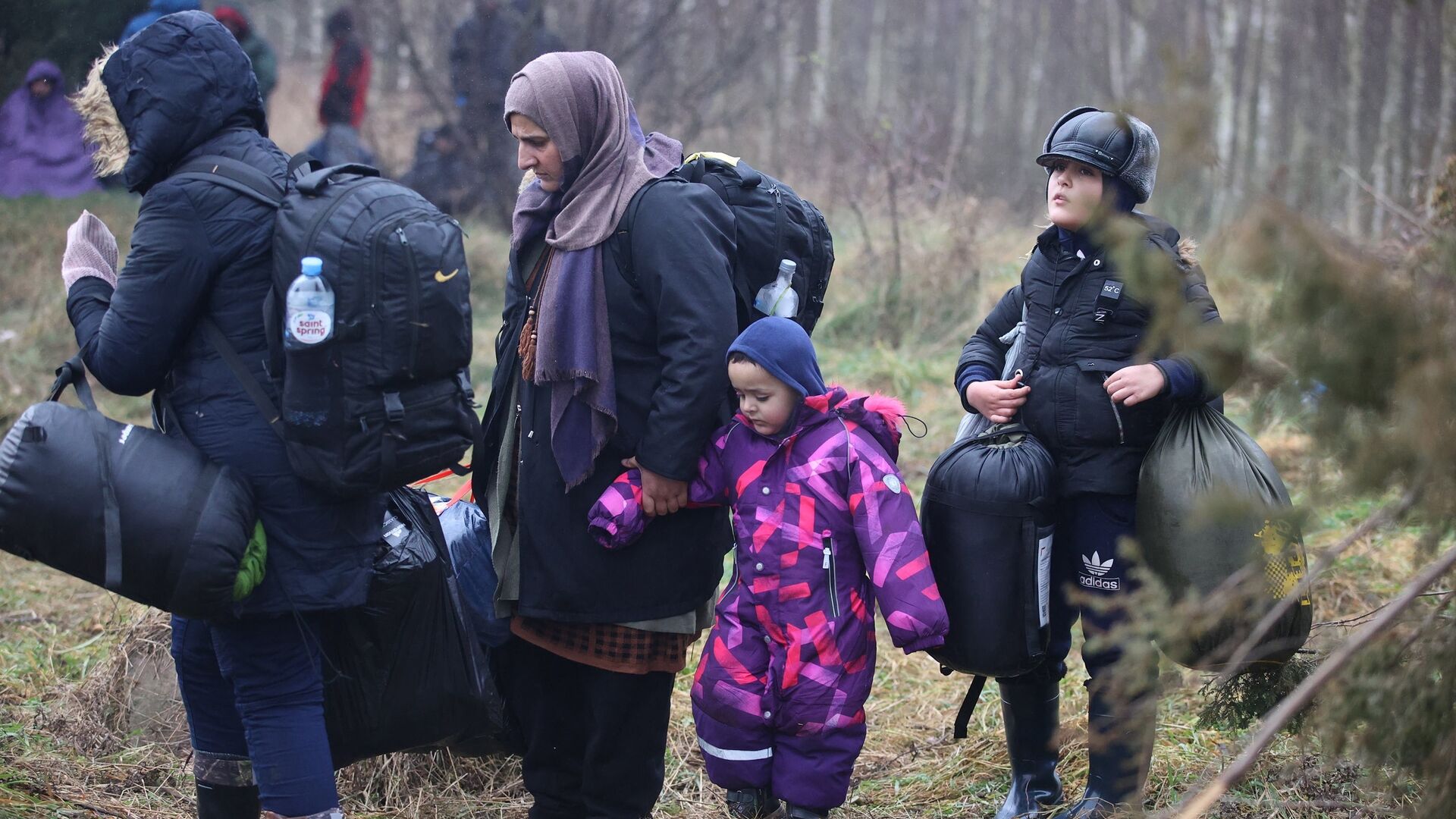 Frontera Bielorrusia-Polonia: Las im&aacute;genes de la desesperaci&oacute;n
