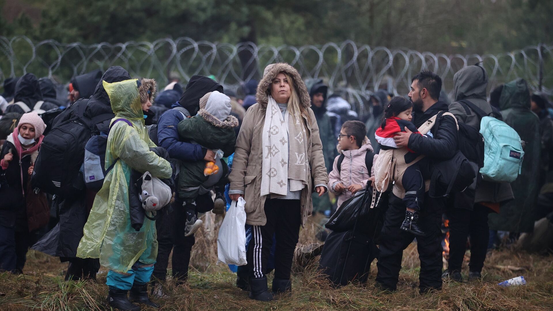 Frontera Bielorrusia-Polonia: Las im&aacute;genes de la desesperaci&oacute;n