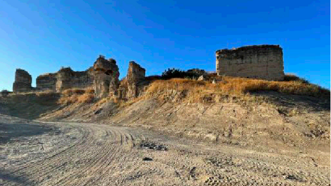 La fortaleza del Lora del Río, donde se ha producido el hallazgo.