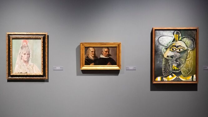 Exposición 'Cara a cara. Picasso y los maestros antiguos', en el Museo de Bellas Artes.