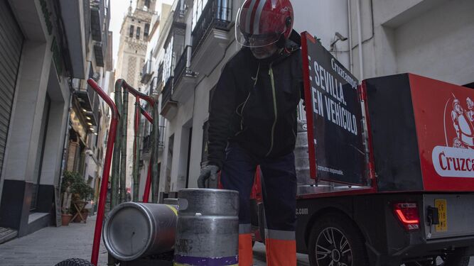 La cerveza más sostenible se reparte en Sevilla.