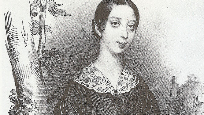Pauline García-Viardot en un retrato de juventud.