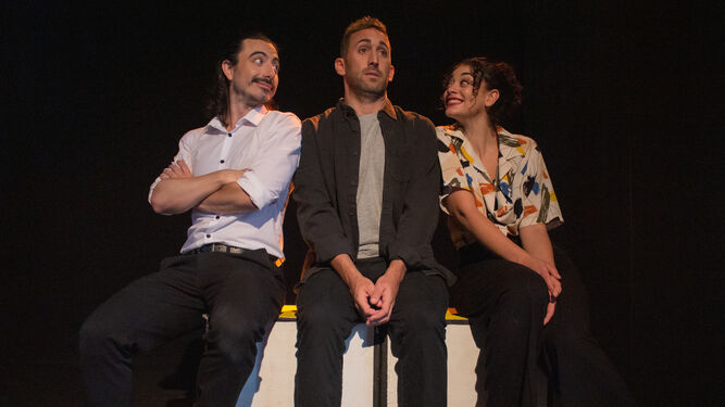 Mario Coello, Tony Núñez y Nina Martínez  en el musical '30\20'