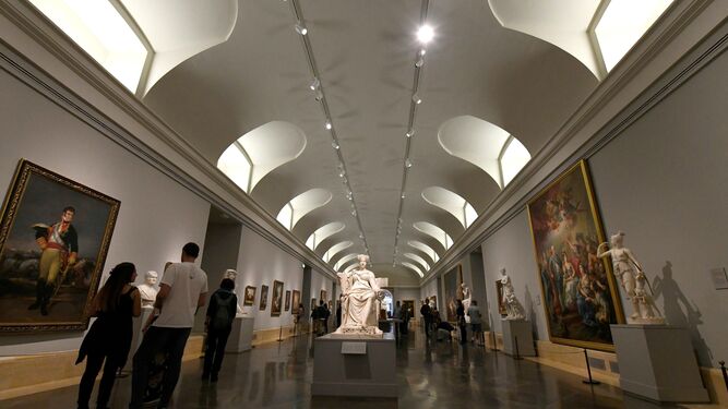 Un de las galerías del Museo del Prado.
