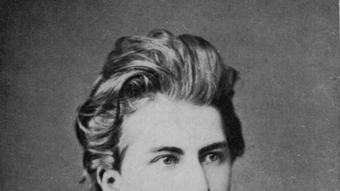 Un joven y atildado Arthur Schnitzler en 1878 (Viena 1862-1931)