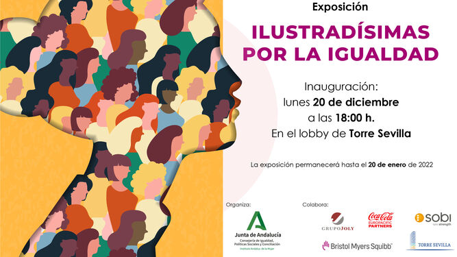 'Ilustradísimas por la igualdad', la exposición que se inaugura en Torre Sevilla el 20 de diciembre