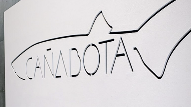 Logo del restaurante sevillano Cañabota.