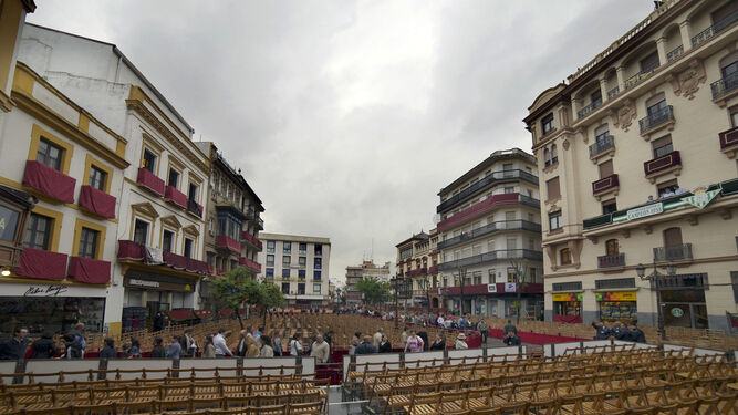La Plaza de la Campana, inicio de la carrera oficial.